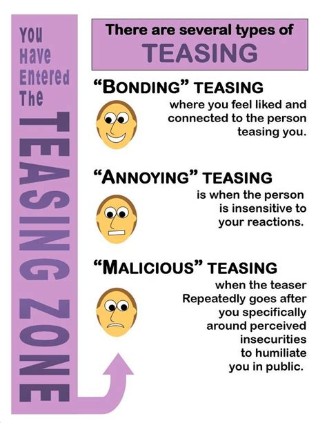 different types of teasing